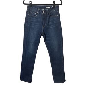 Noend Denim Mens Slim Straight Jeans in Dark Wash Size 28